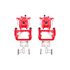 Red Powdercoated Caliper; Pair