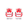 Red Powdercoated Caliper; Pair