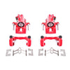 Red Powdercoated Caliper; Pair
