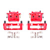 Red Powdercoated Caliper; Pair
