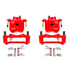 Red Powdercoated Caliper; Pair