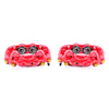 Red Powdercoated Caliper; Pair