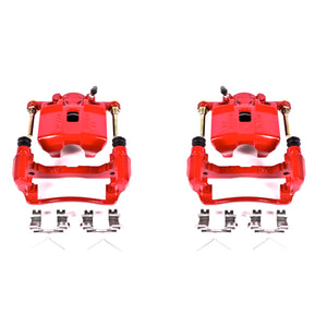 Red Powdercoated Caliper; Pair