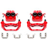 Red Powdercoated Caliper; Pair
