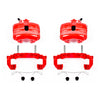 Red Powdercoated Caliper; Pair