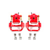 Red Powdercoated Caliper; Pair