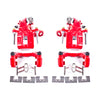 Red Powdercoated Caliper; Pair