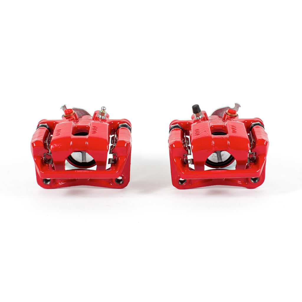 Red Powdercoated Caliper; Pair