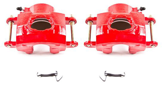Red Powdercoated Caliper; Pair