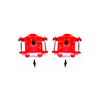 Red Powdercoated Caliper; Pair