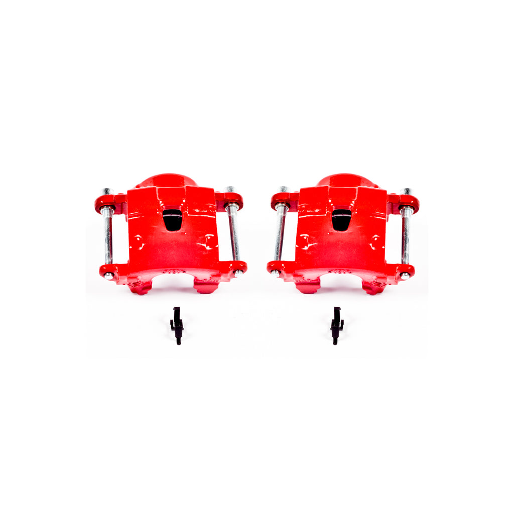 Red Powdercoated Caliper; Pair