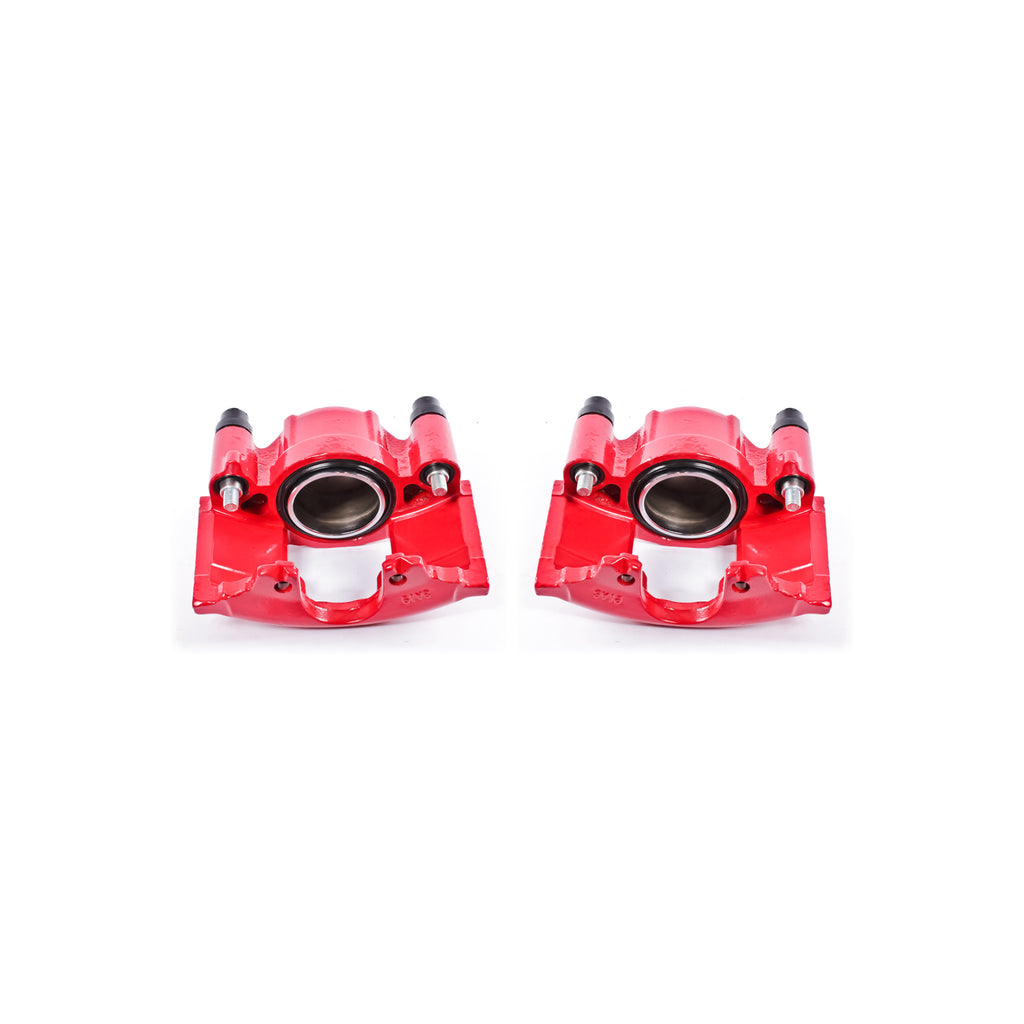Red Powdercoated Caliper; Pair