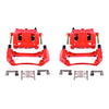 Red Powdercoated Caliper; Pair