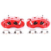 Red Powdercoated Caliper; Pair