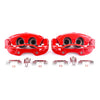 Red Powdercoated Caliper; Pair