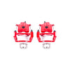 Red Powdercoated Caliper; Pair