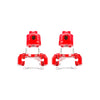 Red Powdercoated Caliper; Pair