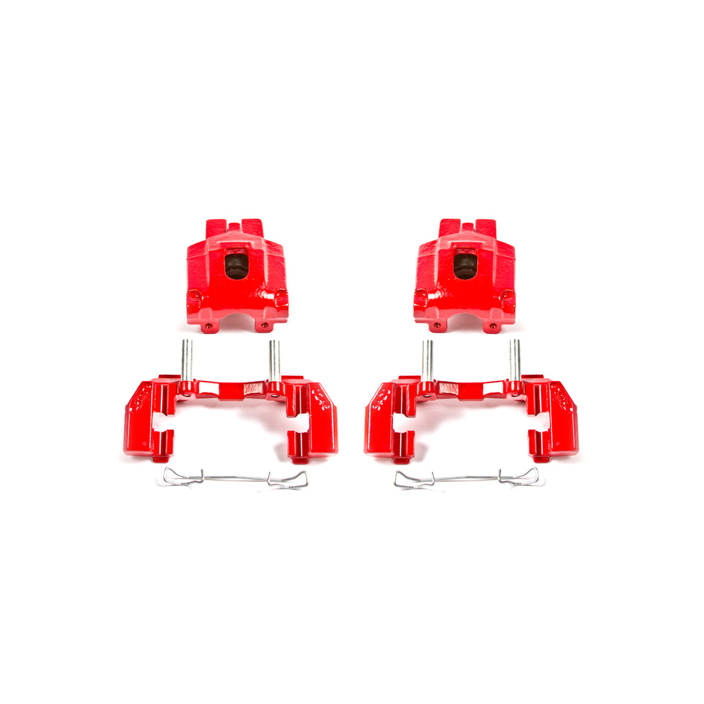 Red Powdercoated Caliper; Pair