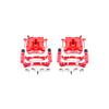 Red Powdercoated Caliper; Pair