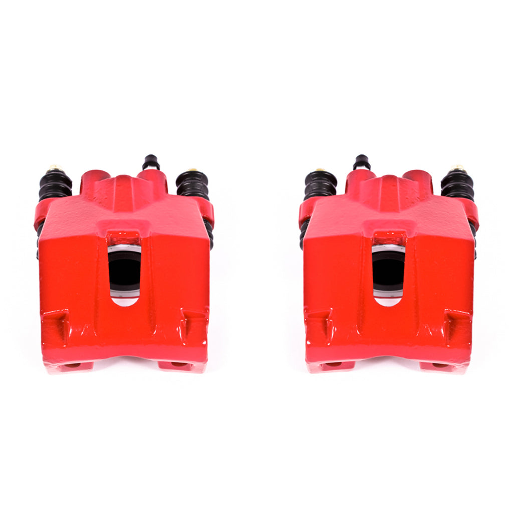 Red Powdercoated Caliper; Pair