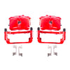 Red Powdercoated Caliper; Pair