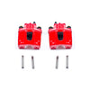 Red Powdercoated Caliper; Pair
