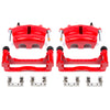 Red Powdercoated Caliper; Pair