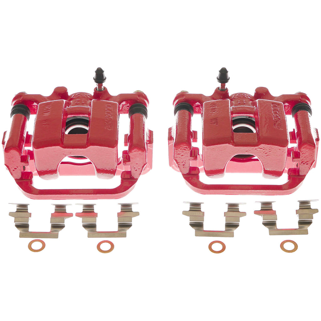 RED CALIPER PAIR