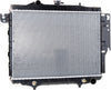 DAKOTA 92-96 RADIATOR, Aluminum Core, 6/8 Cyl. 3.9L/5.2L Engines, 1-Row Core