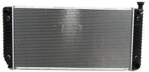 C/K SERIES P/U 88-93 RADIATOR, 34x17, 2-row core, w/ Engine Oil Cooler