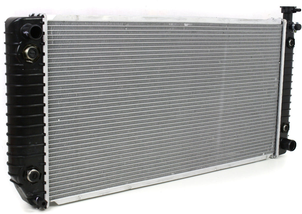 C/K SERIES P/U 88-93 RADIATOR, 34x17, 2-row core, w/ Engine Oil Cooler