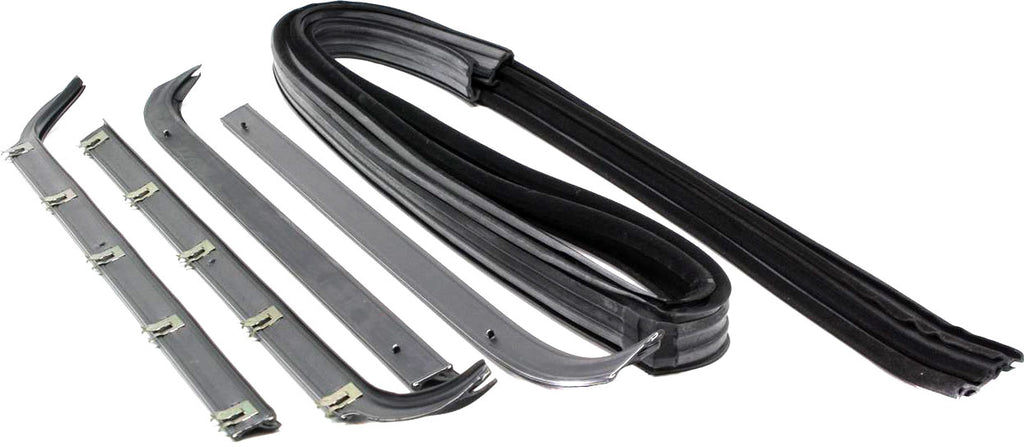 F-SERIES PICKUP 80-86 FRONT DOOR WEATHERSTRIP SET, Deluxe Belt