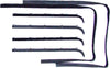 Beltline and Glassrun Molding Kit, 6 Piece Set, Left and Right Hand