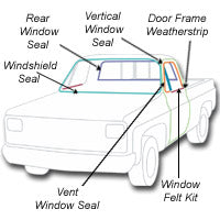 Complete Weatherstrip Seal Kit