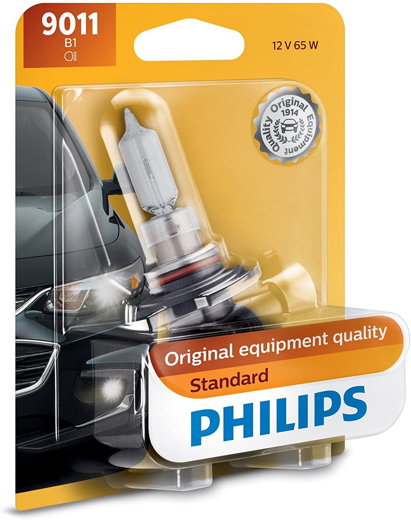 Phillips 9011 HIR Standard Halogen Headlight Bulb, 1 Pack