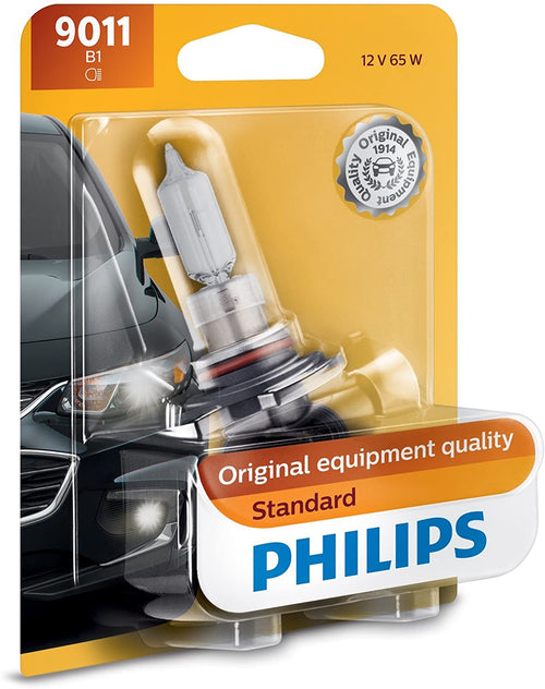 Phillips 9011 HIR Standard Halogen Headlight Bulb, 1 Pack