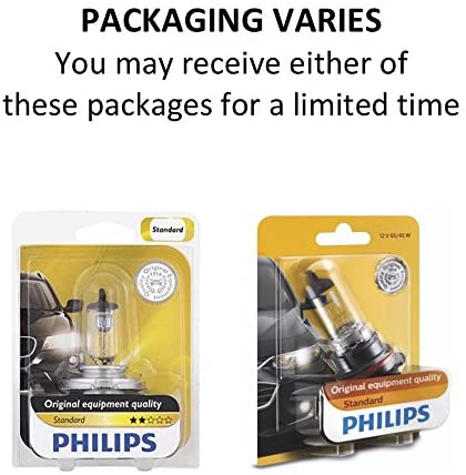 Phillips 9011 HIR Standard Halogen Headlight Bulb, 1 Pack