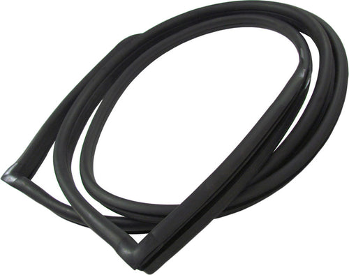 Rear Window Weatherstrip Seal, Works With Chrome Trim That Inserts into Body Clips