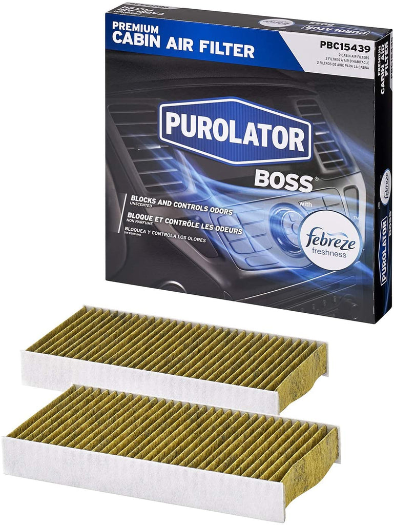 Purolator PBC15439 PurolatorBOSS Premium Cabin Air Filter with Febreze Freshness