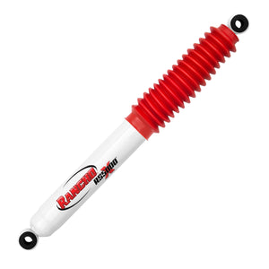 White;RS5000X Series Shock;Front, Driver Or Passenger Side;non-adjustable;Sold Individually;Dust boot and bushing(s);Front Lift Amount 0;Rear Lift Amount 1 in.-1.5 in.;Lower Mount Style Loop;Upper Mou