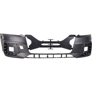 Q3 16-17 FRONT BUMPER COVER, 1 Piece Type, Primed, w/o Parallel Park Assist and Parking Aid Sensor Holes