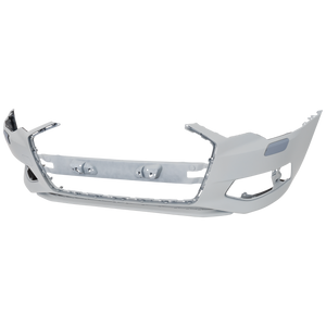 A6 QUATTRO 19-23 FRONT BUMPER COVER, Primed, w/o S-Line Package, w/o Parallel Park Assist Sensor Holes