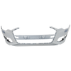 Front Bumper Cover Primed For 2019-2023 Audi A6 Quattro Without S-Line Pkg Without Parallel Park Assist Sensor Holes Replacement RA01030029P