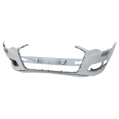 A6 QUATTRO 19-23 FRONT BUMPER COVER, Primed, w/o S-Line Package, w/ Parallel Park Assist Sensor Holes