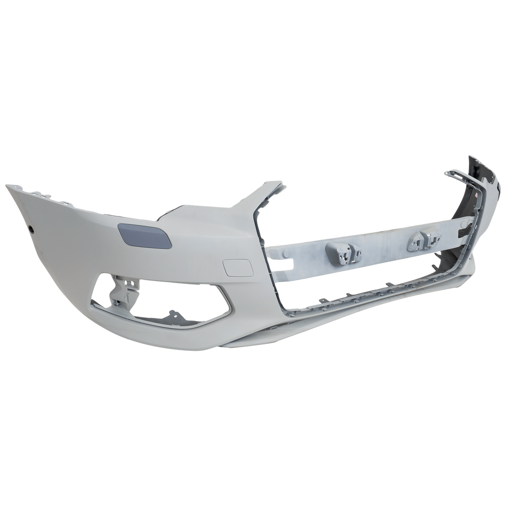 Front Bumper Cover Primed For 2019-2023 Audi A6 Quattro Without S-Line Pkg With Parallel Park Assist Sensor Holes Replacement RA01030030P