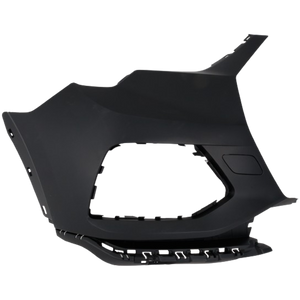 Q3 19-23 FRONT BUMPER END RH, Primed, Assembly, w/o S-Line Package, w/o Parallel Park Assist Sensor, w/o Parking Aid Sensor