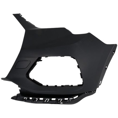 Q3 19-23 FRONT BUMPER END LH, Primed, Assembly, w/o S-Line Package, w/o Parallel Park Assist Sensor, w/o Parking Aid Sensor
