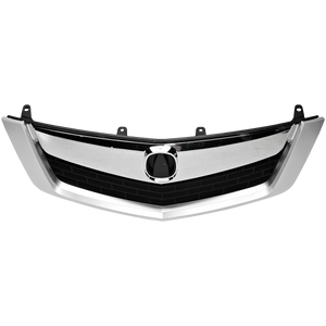 TSX 09-10 GRILLE INSERT, Primed, w/o Upper and Lower Molding