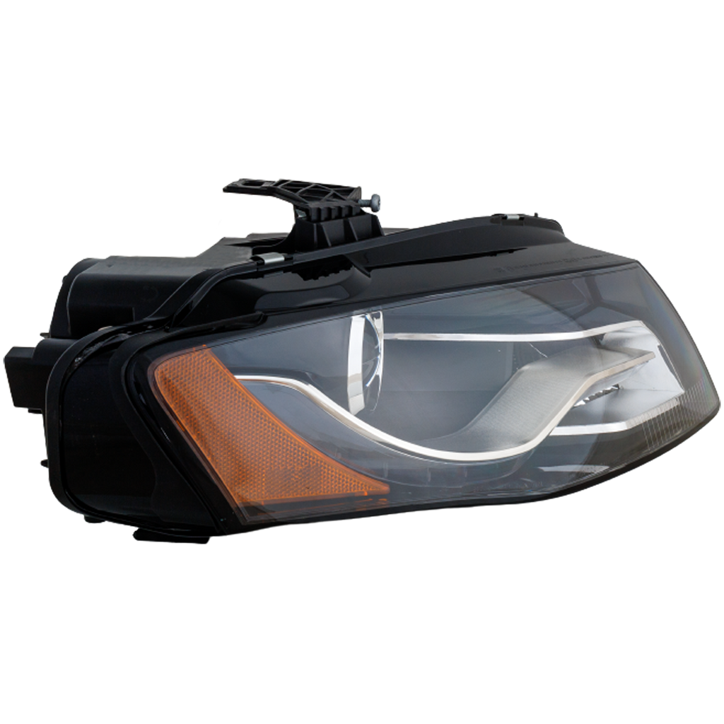 A4/S4 09-10 HEAD LAMP RH, Lens and Housing, HID, w/ HID Kit, w/ Curve Lighting, To 6-21-10, Sedan/Wagon