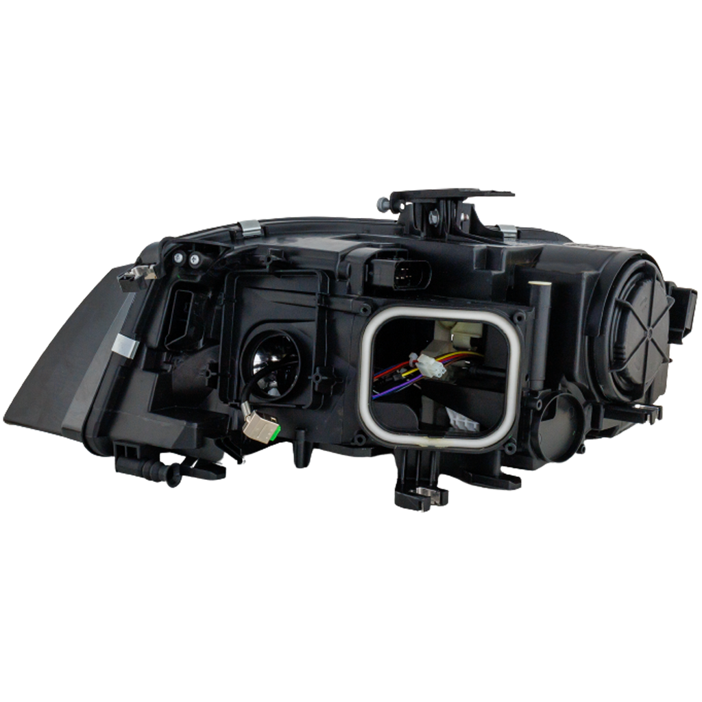 A4/S4 09-10 HEAD LAMP RH, Lens and Housing, HID, w/ HID Kit, w/ Curve Lighting, To 6-21-10, Sedan/Wagon